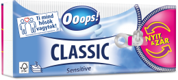 Ooops! Classic Sensitive – Papír zsebkendő (3 rétegű)