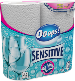 Ooops! Sensitive (50 lap) – Háztartási papírtörlő (2 rétegű)